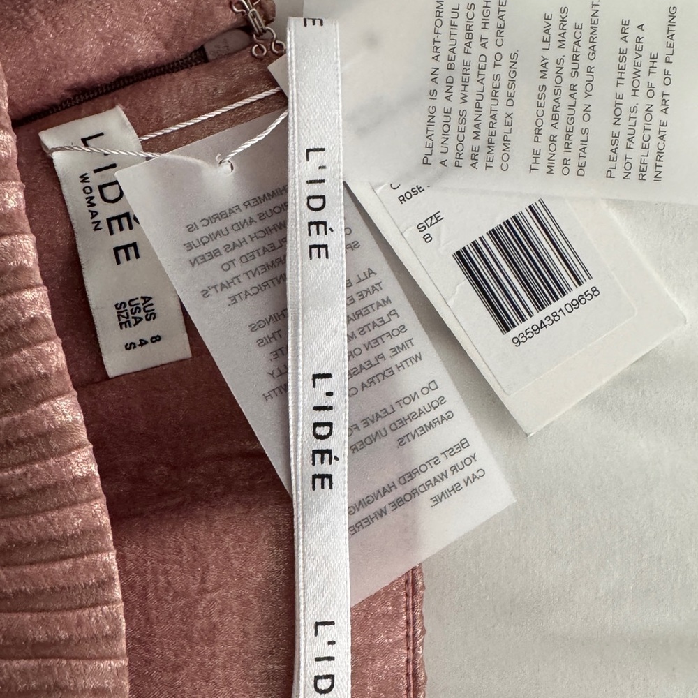 Pleated Maxi Dress in Dusty Rose - Picture 14 of 16